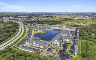 An arial view of Parkside Punta Gorda