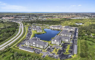 An arial view of Parkside Punta Gorda