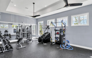 Fully stocked gym at Parkside Punta Gorda