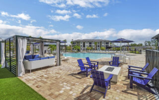 A resort-style pool at Parkside Punta Gorda
